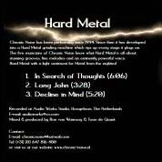 achterkant CD Chronic Noise - Hard Metal